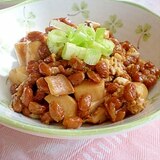 炒める納豆もいい！バターニンニク風味で